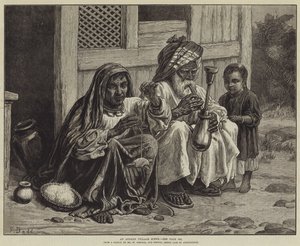 Bir Afgan Köyü Sahnesi
